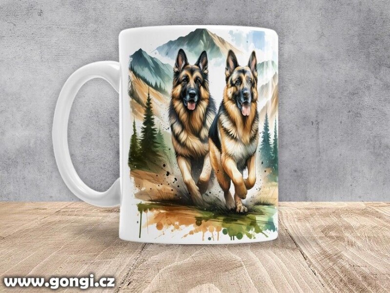 Hrnek - 0204 - Německý ovčák